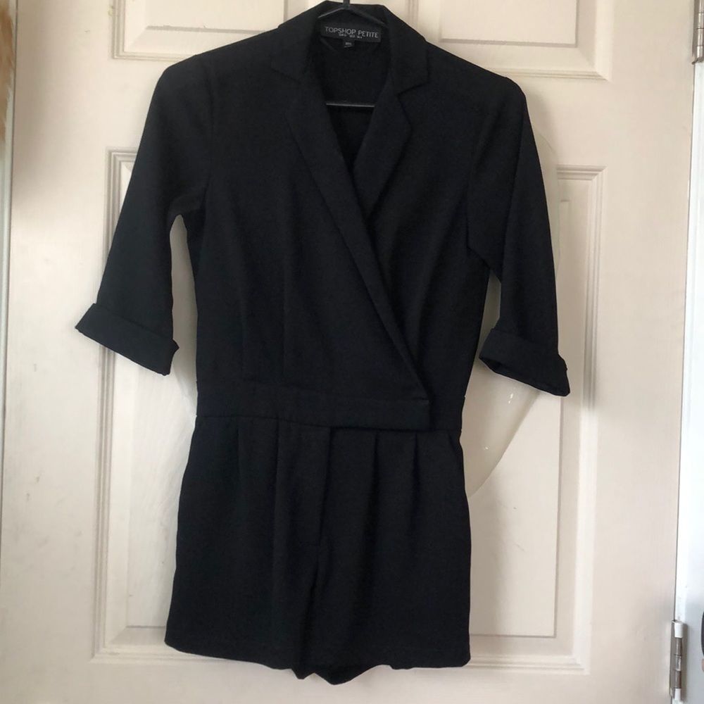 Top shop black romper